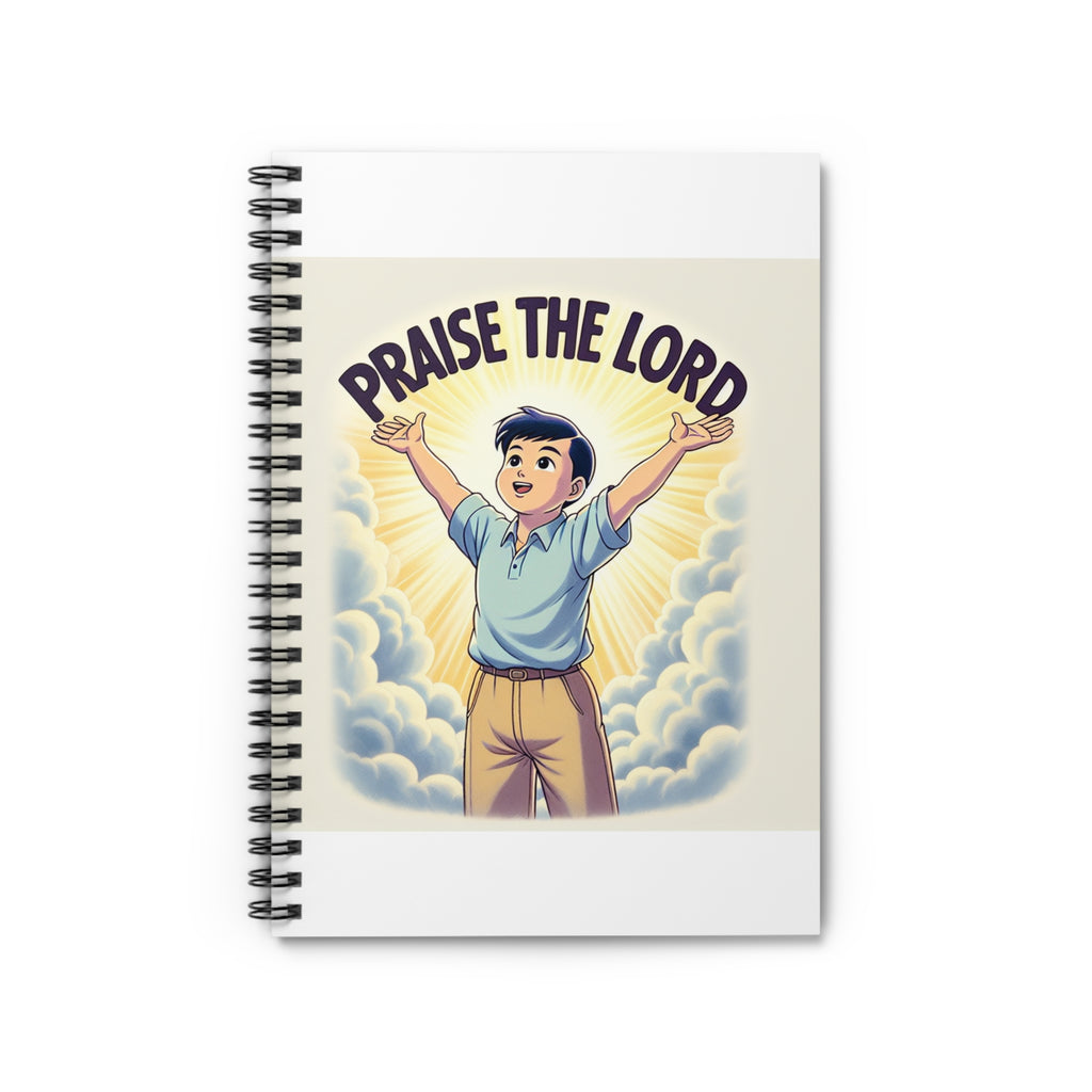 PRAISE THE LORD Spiral Notebook - Ruled Line