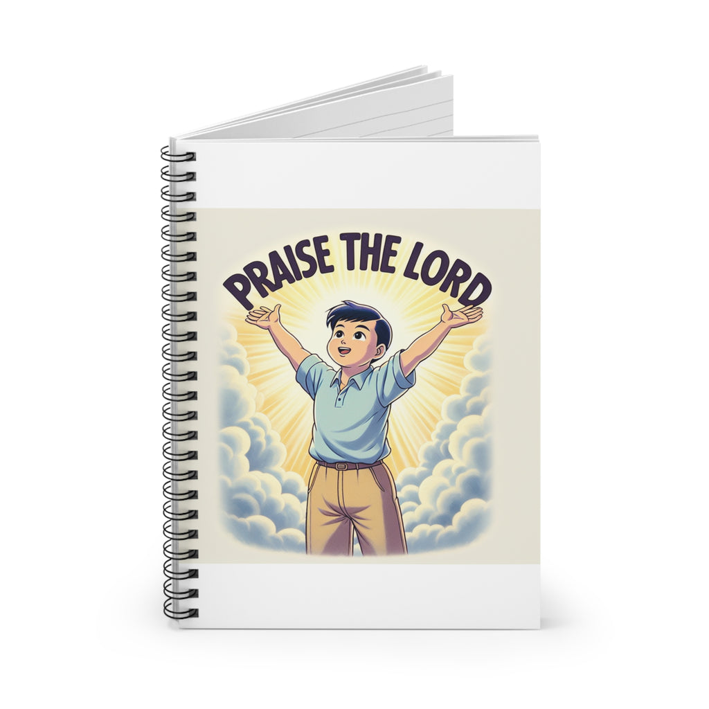 PRAISE THE LORD Spiral Notebook - Ruled Line