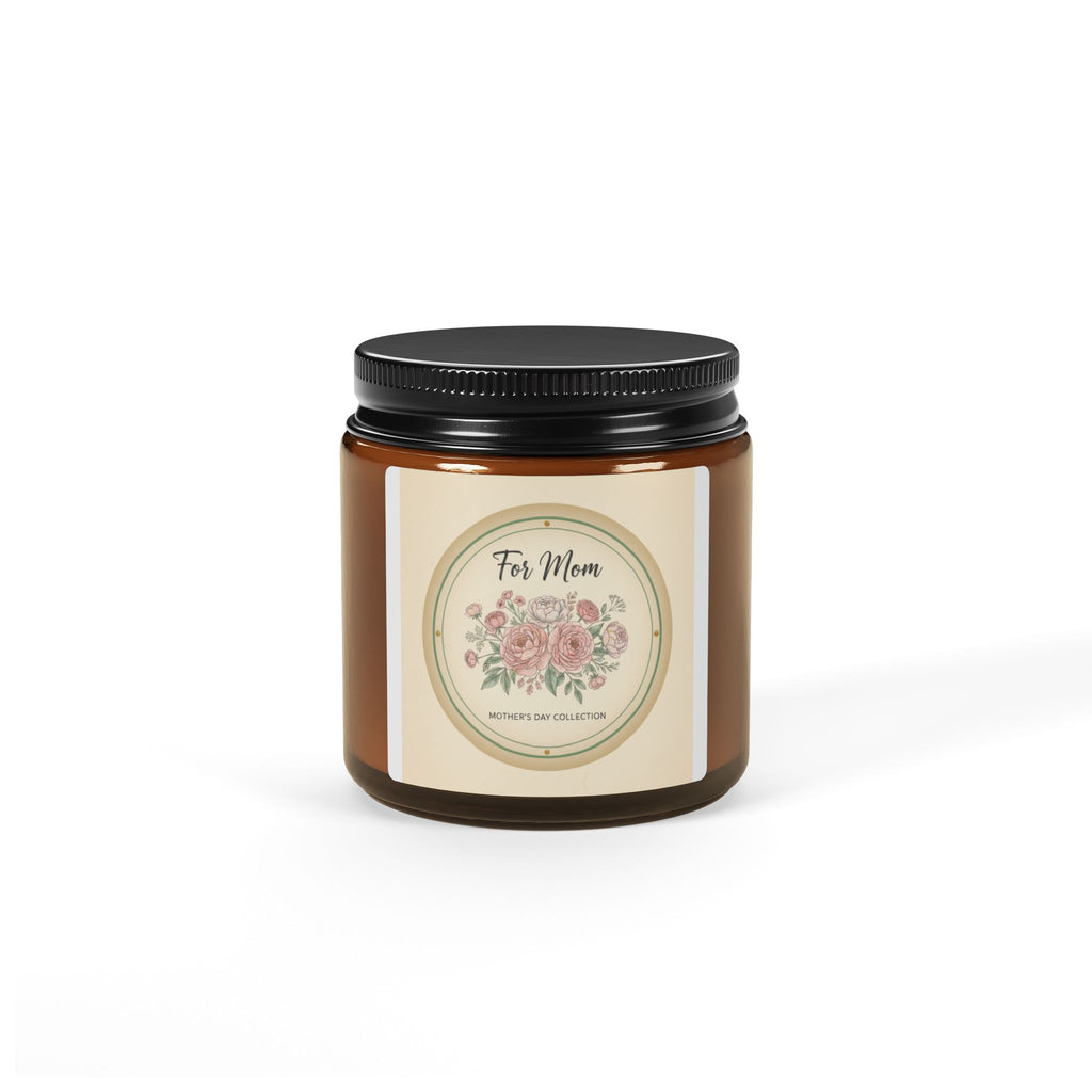 FOR MOM SOY CANDLE — Floral Amber Jar (Multiple Sizes)
