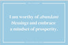 Wealth Mindset Affirmation Contents 108 Cards