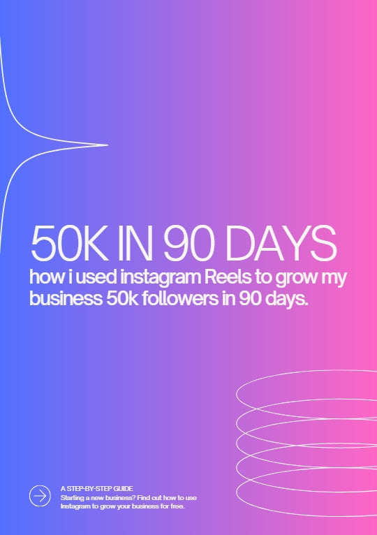50K FOLLOWERS IN 90 DAYS EBOOK Private Label Rights (PLR):