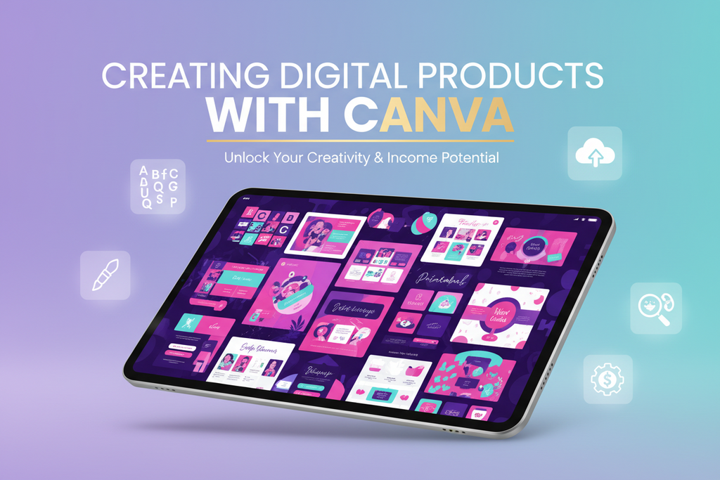 CREATING DIGITAL PRODUCTS WITH CANVA TRAINING CLASS