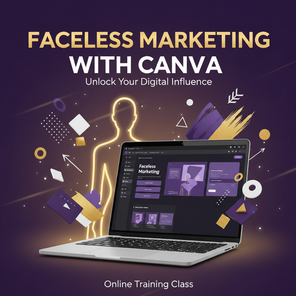 FACELESS MARKETING WITH CANVA TRAINING CLASS